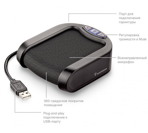 Plantronics Calisto P420M Speakerphone
