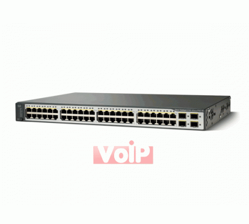 Комутатор Cisco WS-C3750V2-48PS-E