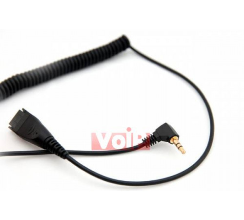 Перехідник AxTel кручений - QD/2,5 mm jack AXC-25