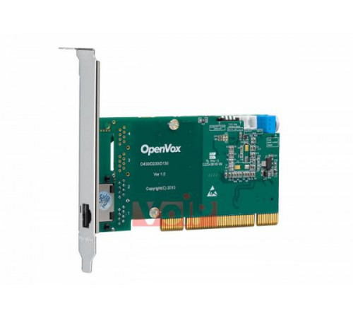 Цифрова 1E1 PCI плата OpenVox D130P