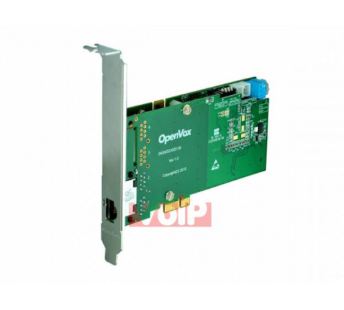 Цифрова 1E1 PCI-Express плата OpenVox DE130E