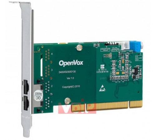 Цифрова 2E1 PCI плата OpenVox DE230P