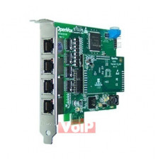 Цифрова 4E1 PCI-Express плата OpenVox D410E