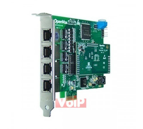 Цифрова 4E1 PCI-Express плата OpenVox D410E