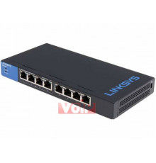 Комутатор Linksys LGS108P-EU PoE Gigabit Switch