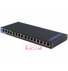 Комутатор Linksys LGS116P-EU PoE Gigabit Switch