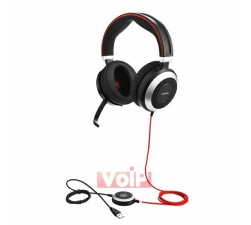 Гарнітура Jabra Evolve 80 MS Stereo USB + 3.5mm 7899-823-109