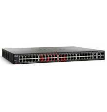 Комутатор Cisco SB SF300-48PP-K9-EU 48-port 10/100 PoE+ Managed Switch w/Gig Uplinks