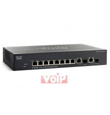 Комутатор Cisco SF302-08P PoE (SRW208P-K9-EU) 8-Port 10/100