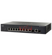 Комутатор Cisco SF302-08MP (SRW208MP-K9-EU) 8-Port 10/100 Max PoE Managed Switch with Gigabit Uplinks