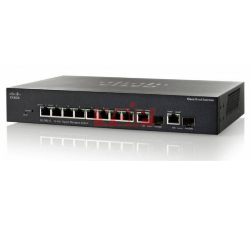 Комутатор Cisco SG300-10 (SRW2008-K9-EU) 10-Port 10/100/1000 Gigabit Managed Switch