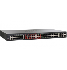 Коммутатор SG300-52MP (SG300-52MP-K9-EU) 50-Port 10/100/1000 Max-PoE Gigabit Managed Switch + 2 x SFP (mini-GBIC)