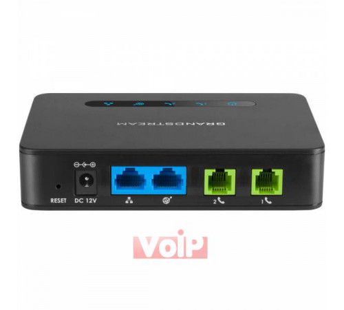 Адаптер Grandstream HT812 SIP 2FXS 1LAN 1WAN 1Gb Router