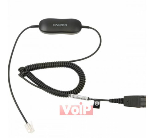 Кабель Jabra GN1200 Smart Cord, QD на RJ9 для підкл. телефонів 88001-99