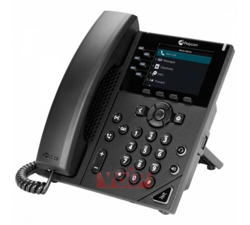 IP-телефон Polycom VVX 350 6-line Open SIP PoE 2200-48830-025