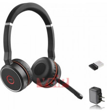 Bluetooth-гарнітура Jabra EVOLVE 75 Stereo MS до 15 годин розмови 7599-842-109, 7599-832-109