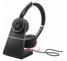 Bluetooth-гарнитура Jabra EVOLVE 75 Stereo MS + База до 15 часов разговора 7599-832-199