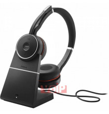 Bluetooth headset Jabra EVOLVE 75 Stereo MS + Base up to 15 hours talk time 7599-832-199