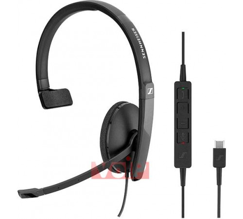 Гарнітура Sennheiser SC 130 USB-C Mono для call-центрів, p/n 508353