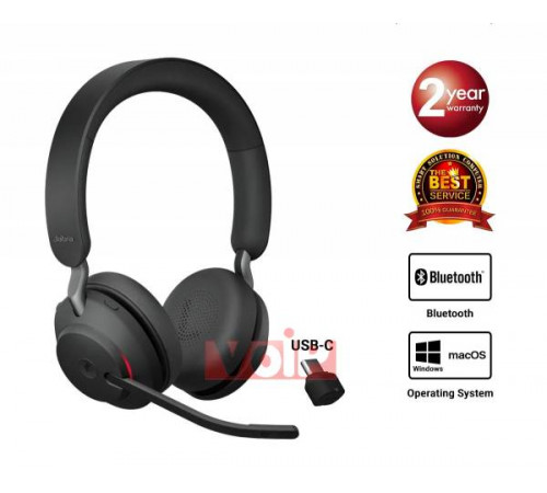 Гарнітура Jabra Evolve 2 65 Evolve2 65 MS Stereo USB-C Bluetooth 26599-999-899