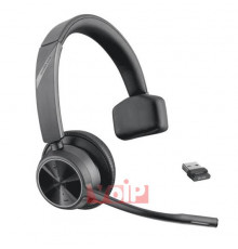 Bluetooth-гарнітура Plantronics Poly Voyager 4310 UC 218470-01, 218470-02 USB-A з функцією шумоподавлення Acoustic Fenсe