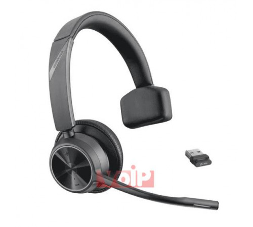 Bluetooth-гарнітура Plantronics Poly Voyager 4310 UC 218470-01, 218470-02 USB-A з функцією шумоподавлення Acoustic Fenсe