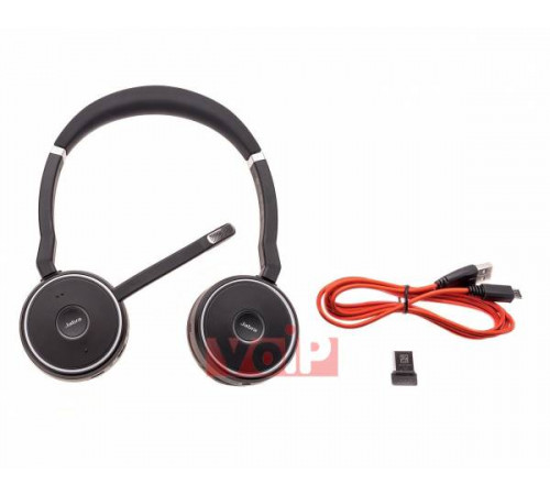 Bluetooth-гарнітура Jabra EVOLVE 75 Stereo MS до 15 годин розмови 7599-832-109 (Вітринний зразок)