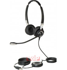 Headset Jabra BIZ 2400 II Duo USB MS Bluetooth (2499-823-209)